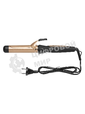 Щипцы для завивки волос BBK BST2502 черный/шампань, 32 мм, 200 °C, 1 режим