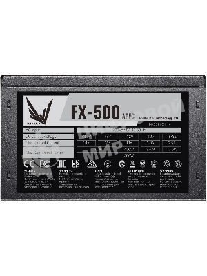 Блок питания Aerocool/Formula FX-500 RTL, 500Вт, 120мм, черный