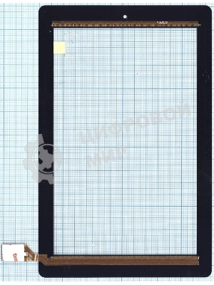 Сенсорное стекло (тачскрин) ZHG-0035C01, черное