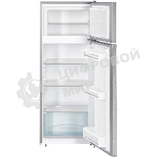 Холодильник Liebherr CTELE 2531-26 001 серебристый двухкамерный 189/44л морозилка сверху