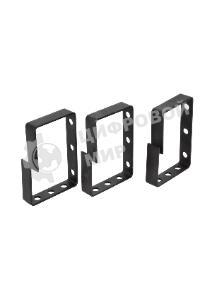 Органайзер кабельный одинарный ЦМО 90x65 мм, 5 штук, черный (СБ-9005-5)