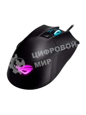 Мышь проводная ASUS ROG Gladius II Core черный, 6200 dpi, USB, кнопки - 6