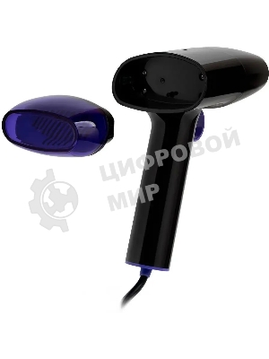 Отпариватель Kitfort КТ-9114 черный/фиолетовый, 1500 Вт, 20 г/мин, 110 мл