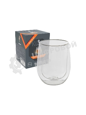 Стакан LEONORD AROMA, объем:200 мл с двойными стенками (боросиликатное стекло) (008244)