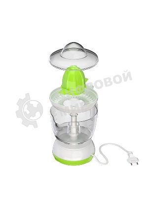 Соковыжималка Maxvi SG401 белый/зелёный, цитрусовая, 40 Вт, 700 мл, механическое