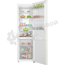 Холодильник Candy CFN6200C бежевый двухкамерный 243/91л морозилка снизу, No Frost