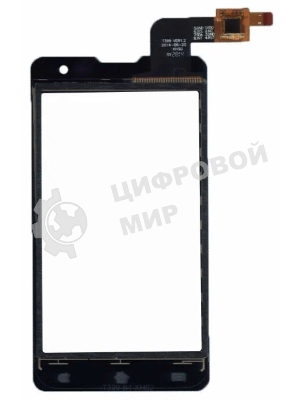 Сенсорное стекло (тачскрин) T399 VER1.2 для DNS S4003, черное