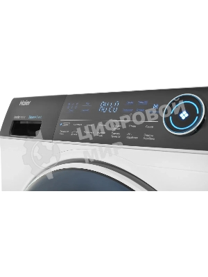 Стиральная машина Haier HWD80-BP14979 белый, загрузка фронтальная 8 кг, 5 кг - сушка, 1400 об/мин, класс: B