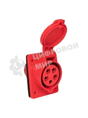 Розетка стационарная внутренняя EKF 425 PROxima 3Р+РЕ+N 32А 380В IP44