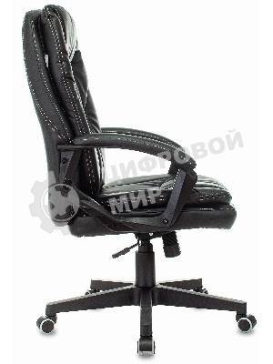 Кресло Бюрократ CH-868N Leather Venge черный, экокожа