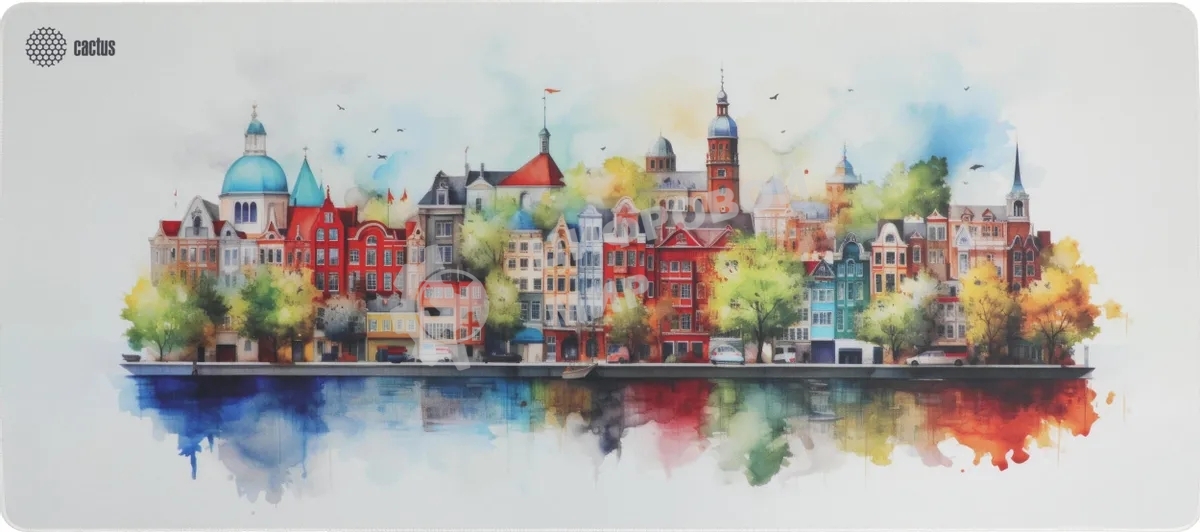 Коврик для мыши Cactus Amsterdam 900x400x3мм (CS-MP-PRO12XXL)