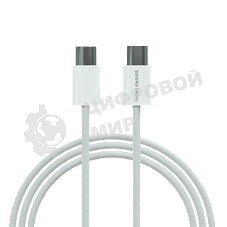 Кабель MORE CHOICE (4620202550378) K75a USB 3.0A PD 60W для Type-C Type-C нейлон 2м белый