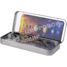 Набор для черчения Deli EG30695, в комплекте: циркуль/карандаш/кронциркуль/линейка 15 см/2 треугольника/транспортир/ластик/точилка