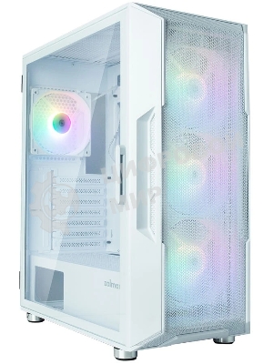 Компьютерный корпус MidiTower Zalman I3 NEO белый (ATX, front mesh, USB 2.0 x1, USB 3.0x2, 4x120мм RGb fan, без БП) (I3 NEO White)