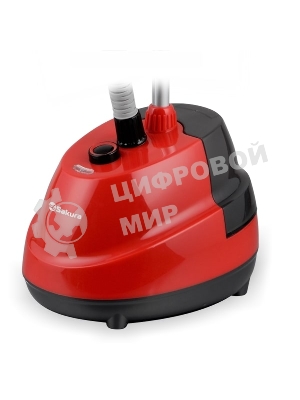 Отпариватель Sakura SA-3919R красный/черный, 2000 Вт, 30 г/мин, 1600 мл