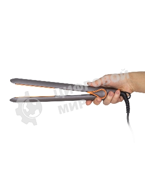 Выпрямитель для волос Pioneer HS-10142 коричневый/оранжевый, 25 мм, 200 °C, 4 режима