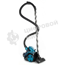 Пылесос Eurostek EVC-3001 синий, 400/2200 Вт, уборка сухая, пылесборник контейнер 2.5 л