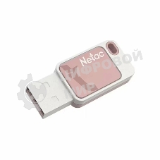 Флешка USB Netac UA31 (NT03UA31N-064G-20PK), 64Gb, USB 2.0, R/W 110/45, розовый/белый