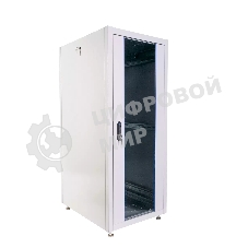 Шкаф телекоммуникационный напольный ЦМО ШТК-Э, IP20, 30U, 1454х600х1000 мм (ВхШхГ), дверь: стекло, боковая панель: сплошная, разборный, серый