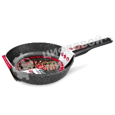 Сковорода НЕВА МЕТАЛЛ ПОСУДА L18020i 20 литая Индукция Гранит с/р