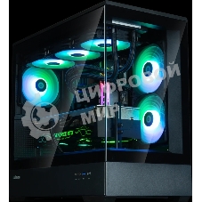 Компьютерный корпус ZALMAN P30 V2, MATX, черный, WINDOW, 2x3.5