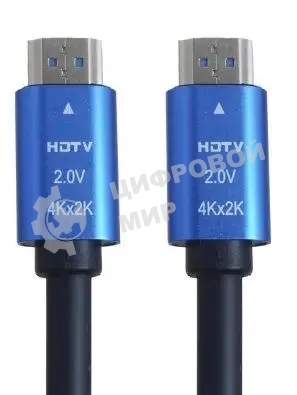 Кабель аудио-видео Premier 11238 HDMI (m)/HDMI (m) 15м. позолоч.конт. черный