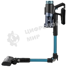 Пылесос вертикальный Leonord LE-1405 BLDC черный/голубой, питание от аккумулятора, 450 Вт, уборка сухая, пылесборник 0.5 л