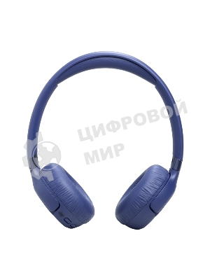 Беспроводные/проводные наушники JBL Tune 680NC синий, накладные, Bluetooth + проводной, адаптивное шумоподавление