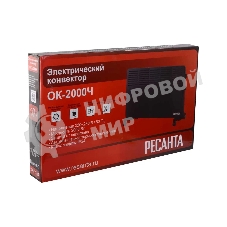 Конвектор Ресанта ОК-2000Ч, черный, 2000 Вт, 25 м2, термостат 67/4/37