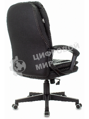 Кресло Бюрократ CH-868N Leather Venge черный, экокожа