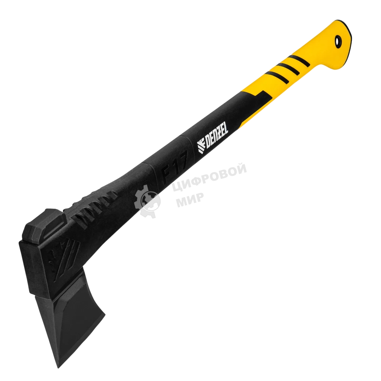 Колун Denzel F17 2500 гр, двухкомпонентная рукоятка, 710 мм