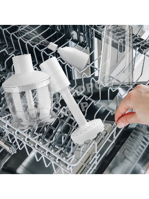 Блендер погружной Scarlett SC-HB42M33 белый, 700 Вт, 4 в 1