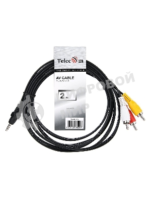Кабель соединительный 3.5 Jack (M)/3 RCA (M) TAV4545-2M Telecom