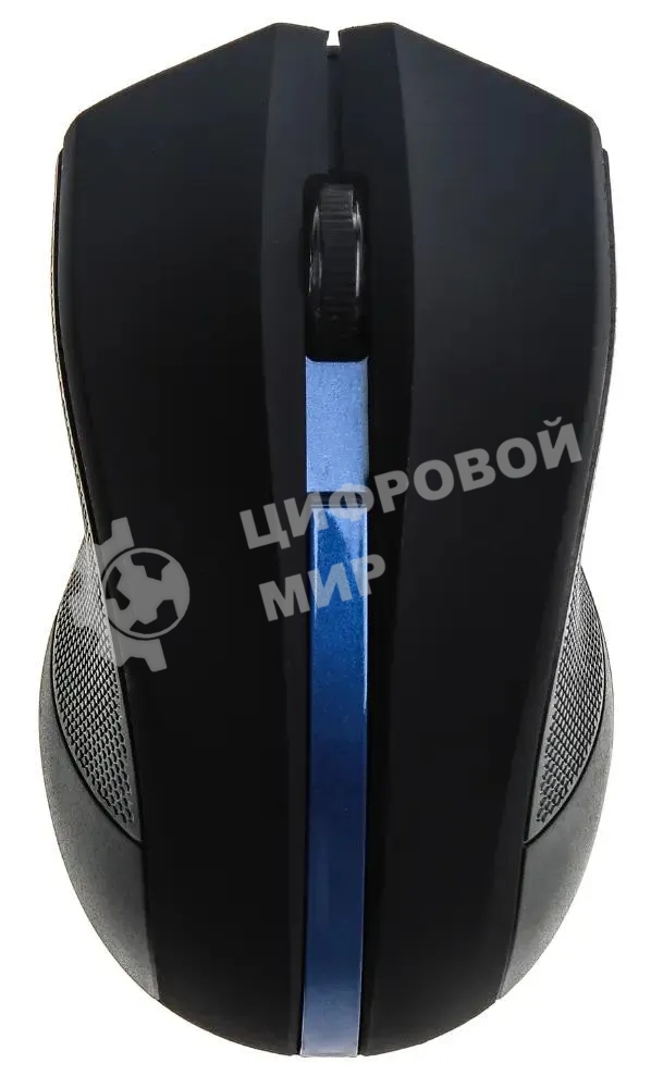 Мышь беспроводная Oklick 615MW черный/синий, 1000 dpi, радиоканал, USB, кнопки - 3