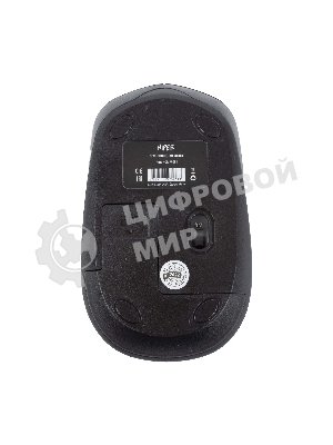 Мышь беспроводная HIPER HOMW-081 серый, 1600 dpi, радиоканал, USB, кнопки - 4