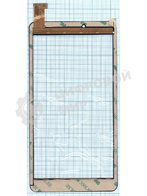 Сенсорное стекло (тачскрин) ZHG-0115B, черное