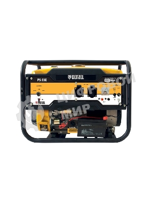 Электрогенератор бензиновый Denzel PS-33E, 3.3 кВт, 85 дБ, 48.5 кг
