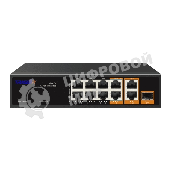 Коммутатор Trassir TR-NS13111S-120-8PoE