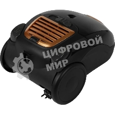 Пылесос Centek CT-2511 черный/желтый, 400/2000 Вт, уборка сухая, пылесборник мешок 2 л