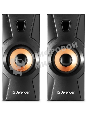 Акустическая система 2.0 Defender Aurora S8 черный, 8 Вт, питание от USB