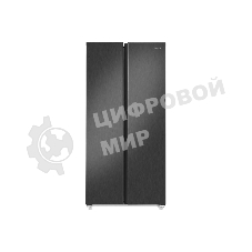 Холодильник Maunfeld MFF177NFSE нержавеющая сталь двухкамерный 263/170л морозилка сбоку, No Frost, Side by Side