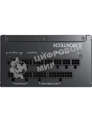 Блок питания Montech TITAN GOLD Gen.5 (TITAN GOLD 750 TIS0123), 750 Вт, 80 PLUS GOLD, 135 мм, модульный, черный