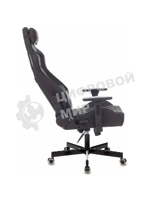 Кресло Knight OUTRIDER черный, экокожа, 120 кг, механизм качания