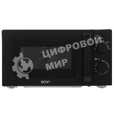 Микроволновая печь ECON ECO-2040M черный, 20 л, 700 Вт, переключатели - поворотный механизм