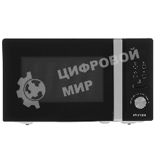 Микроволновая печь Hyundai HYM-D3001 черный, 20 л, 700 Вт, переключатели - сенсор, поворотный механизм