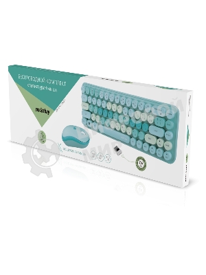 Комплект клавиатуры + мышь Smartbuy (SBC-676390AG-T) 676390 бирюзовый