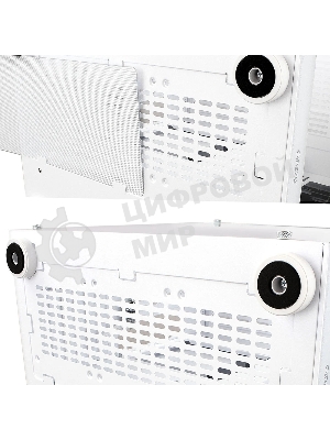 Компьютерный корпус Ginzzu V560 RGb подсветка, закаленное стекло 1хUSB 3.0,1хUSB 2.0, AU белый ATX