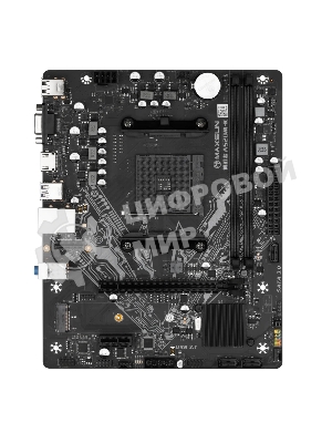 Материнская плата Maxsun Challenger A520M-K, AM4, AMD A520, 2xDDR4, 3xSATA, 1xM.2, 1xPCIe 3.0 x16, 1xPCIe 3.0 x1, 1xHDMI, 1xVGA, 1x 1Gb LAN, 2xUSB-A 3.2 Gen 1, 4xUSB-A 2.0, 3x3.5 мм, 5.1, M-ATX