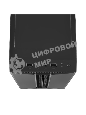 Компьютерный корпус Ginzzu B350 2*USB 2.0,AU RGb