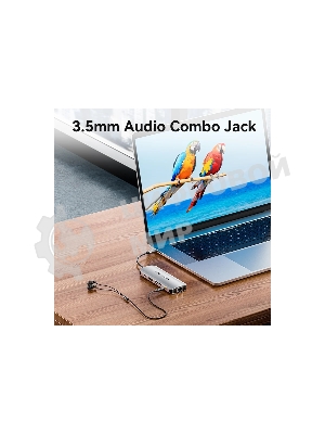 Мультифункциональный хаб Vention USB Type C 9 в 1